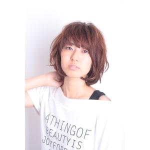 ☆ゆるい起き抜けのあるショートボブ☆
