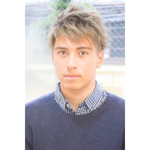 【hair coucou】ツーブロックマットアッシュ　