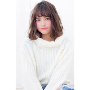 柔らかふんわりボブ　Tー１２９