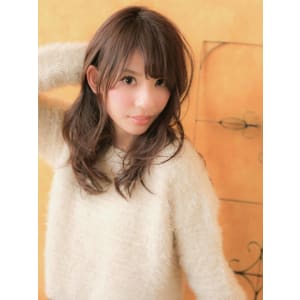 モカアッシュベージュミディ