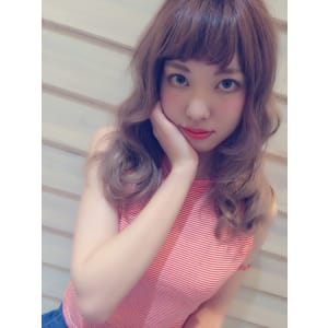【Neolive es】ショートバンクピンクベージュロング