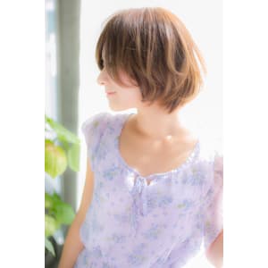 万能シルエット♪思わず触れたくなるシフォンボブ