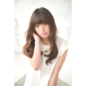 前髪がポイント☆人気No、1のロング／OCEANS 山崎