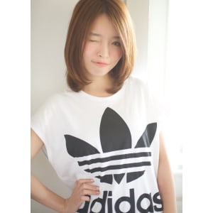 何気ない内巻きのナチュラル鎖骨ミディ☆OCEANS Ken