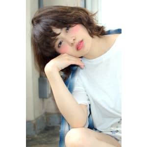 ルーズカールショートボブ