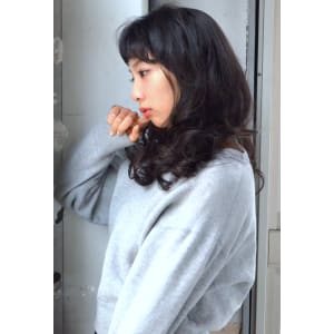 黒髪ロング