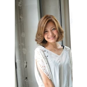 フェミニン系ボブ　１　