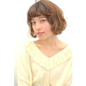 エアリーカールボブ