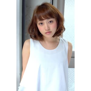 柔らかカワイイボブ