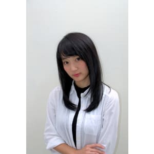 ナチュラルストレートロング