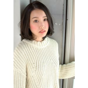 小顔ナチュラルボブ