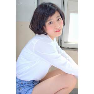 透明感のあるショートボブ