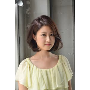 大人系耳かけボブ