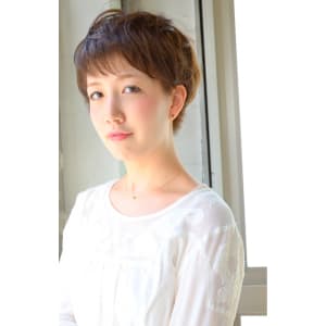 クセ毛風ナチュラルショート