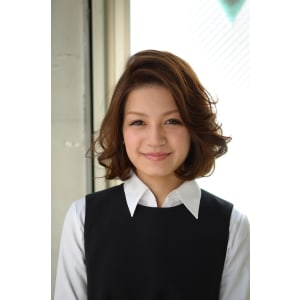 大人系フェミニンボブ