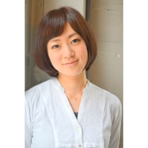 斜め前髪×ナチュラルショート