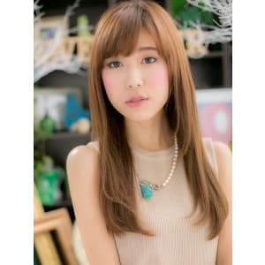 ナチュラルさも計算ずく☆ロングストレート