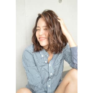ゆるくしゃフェザーボブ