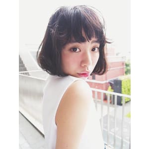 ウェットゆるぼさボブ