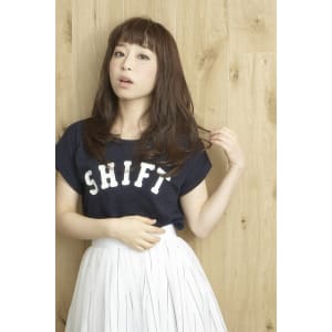 オン眉　ニュアンスカールロング