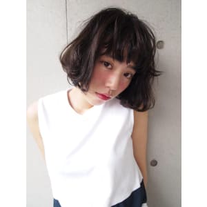 ゆるふわカールボブ