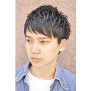 [fifth]『黒髪束感ショート』『ニュアンスパーマ』
