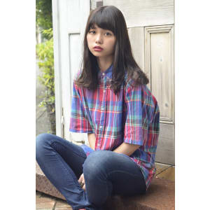 ☆つやつやダークアッシュのセミロング☆【coii】
