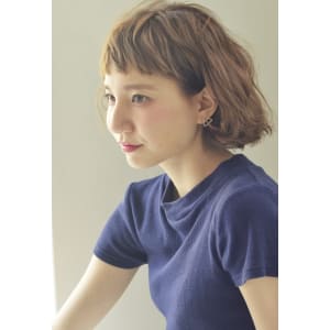 ☆ハイトーンくすみパープルのフェザーボブ☆【coii】