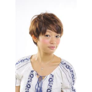 無造作なはねがオシャレなラブリーショート♪