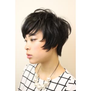 黒髪　ニュアンスショート - RENJISHI AOYAMA【レンジシ】掲載中