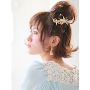 可愛いお団子☆カジュアルアレンジ