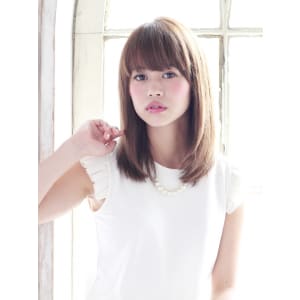 フルバングでも大人っぽいミディアム＊渋谷智宏