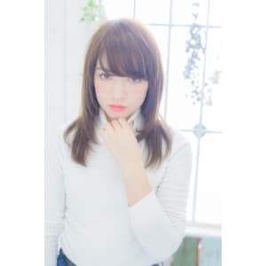 セミロングストレート