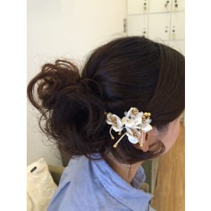 結婚式、パーティー用ヘアセット