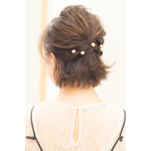 【hair coucou】ボブで外ハネアレンジ