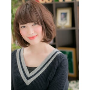 ニュアンスカールの、、重軽フェミニン