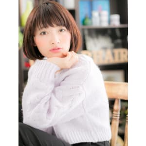 シンプル可愛い！大人ナチュラルボブ