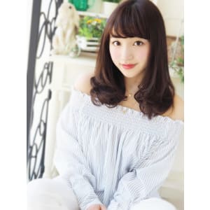 【ジュレベール松田】 ふわ女子☆みゆきカールで大人セミディ