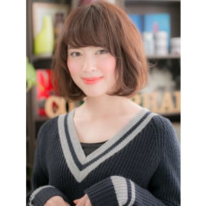 ニュアンスカールの、、重軽フェミニン