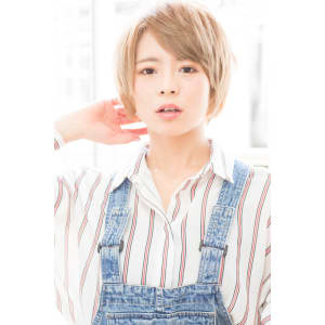 【hair coucou】ハイトーンショート