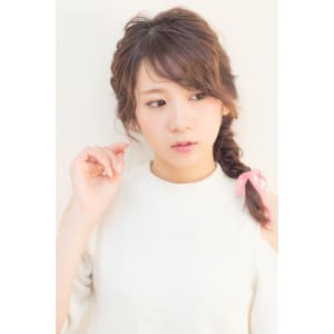 【hair coucou】編み込みダウンアレンジ