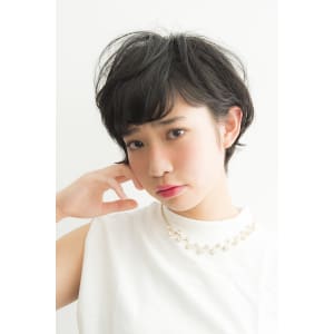 黒髪ナチュラルショート☆美髪