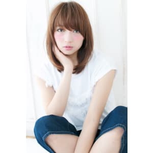 『cielbyafloat』ひし形小顔バングミディアム