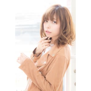 【hair coucou】ふわ無造作ミディ