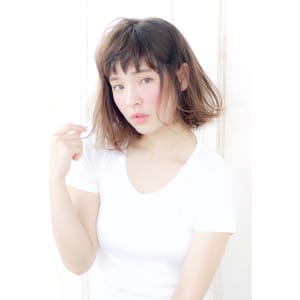 切りっぱなしの外ハネボブ【N-450】
