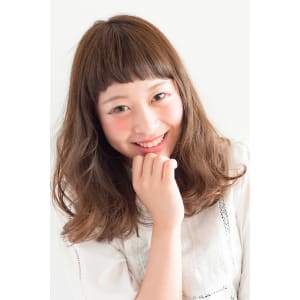 【keep hair design.】ハイトーン☆ふわミディ