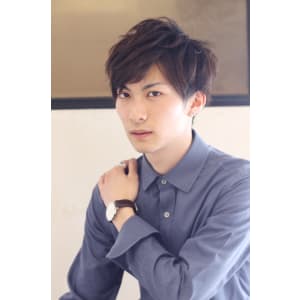 ツーブロックモーブショート　:o31