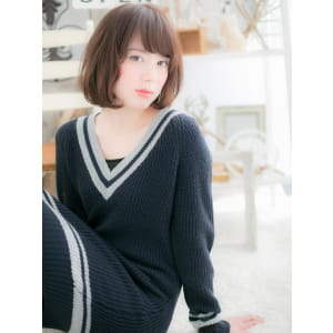 ニュアンスカールの、、重軽フェミニン
