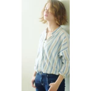 HARUKI 外国人風☆ハイトーンのかきあげミディアムBob