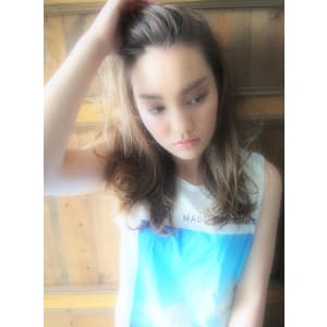 HARUKI 外国人風☆ラフなWaveロング×ハイトーンAs